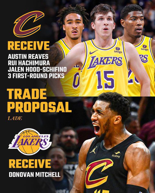 Como podría ser el intercambio que lleve a Donovan Mitchell a los Angeles Lakers