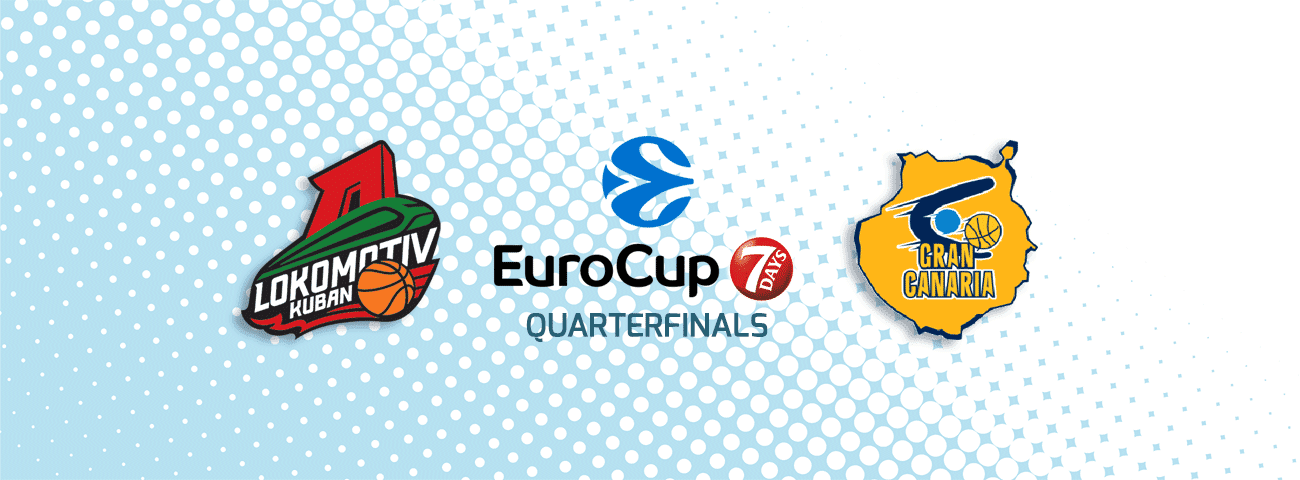 Previa Cuartos EuroCup: Lokomotiv Kuban vs Herbalife Gran Canaria