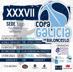 Lugo, preparada para desfrutar coa XXXVII Copa Galicia Sénior Masculina
