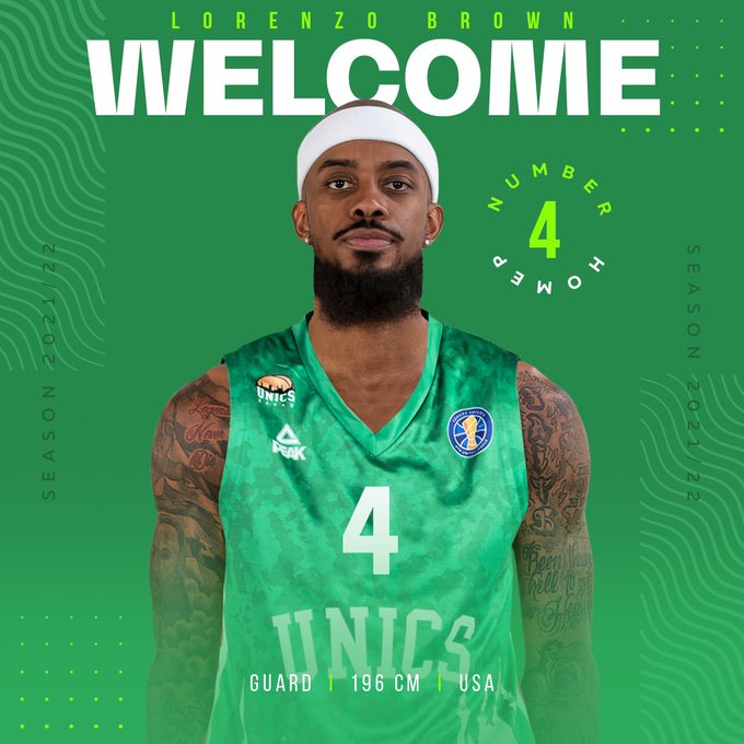 Lorenzo Brown, nuevo jugador del Unics Kazan