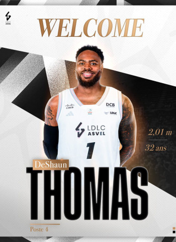 DeShaun Thomas, nuevo jugador del ASVEL Villeurbanne