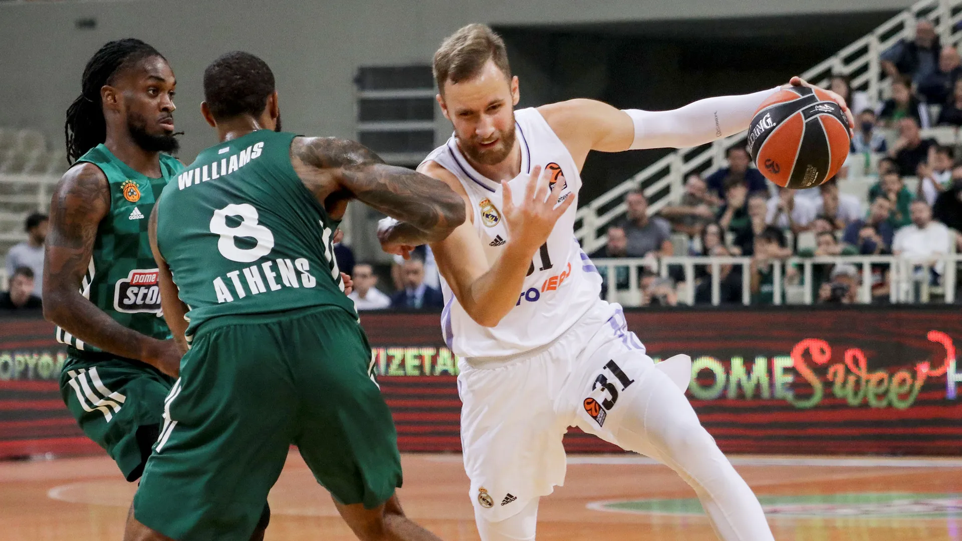El Real Madrid visita al Panathinaikos en una antigua rivalidad