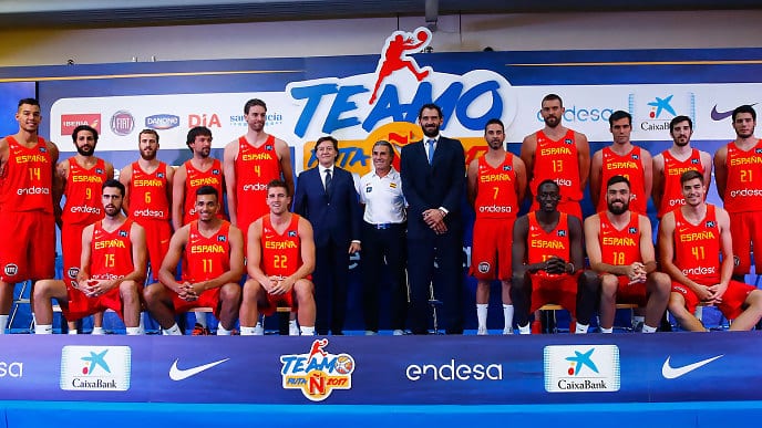 Ilusión en la presentación de la Selección Española