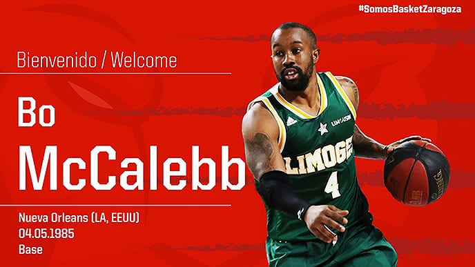 Bo McCalebb refuerza al Tecnyconta Zaragoza hasta final de temporada