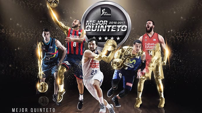 Mejor Quinteto de la Liga Endesa 2016-17