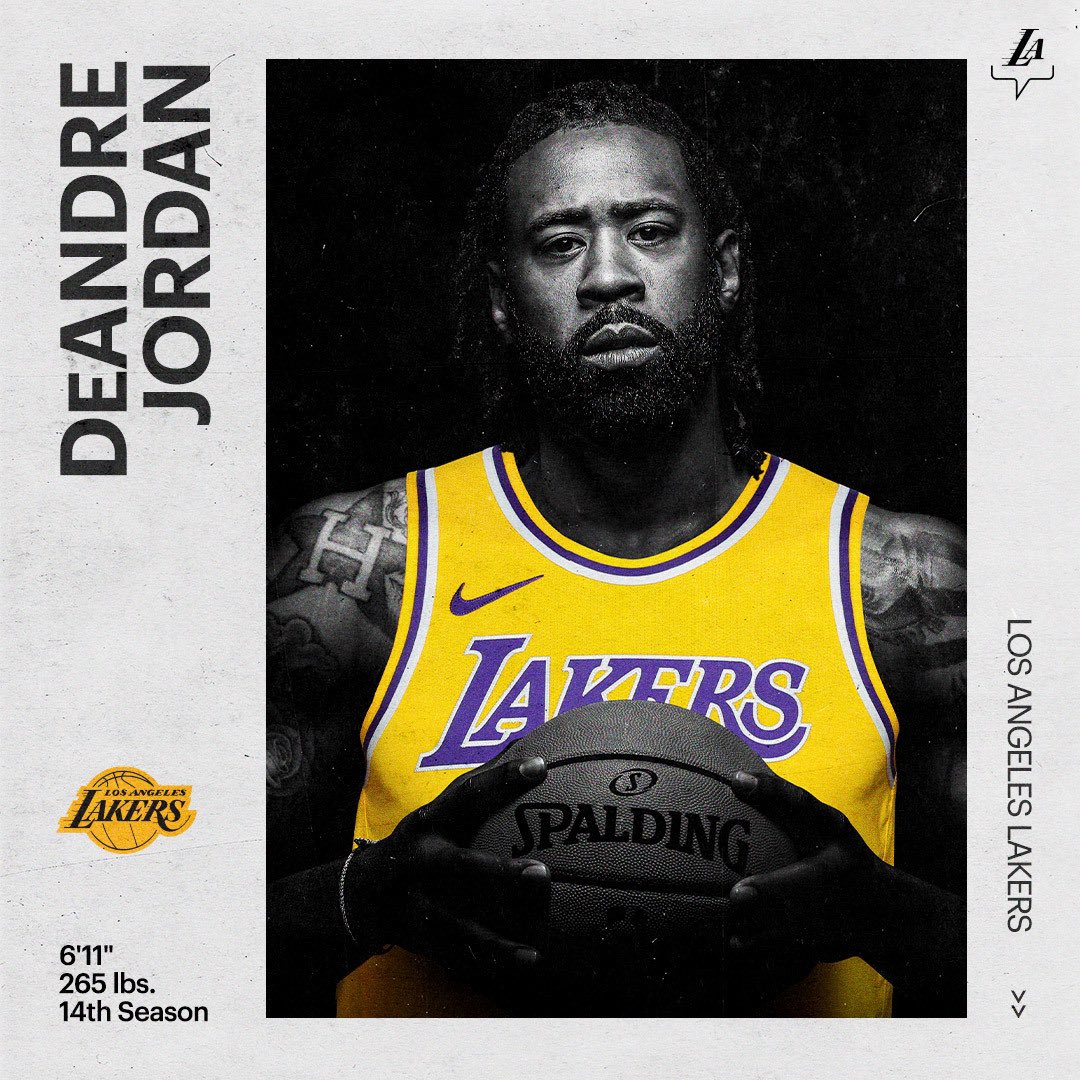 Los Angeles Lakers anuncian el fichaje de DeAndre Jordan
