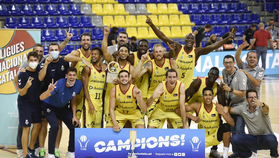 Morabanc Andorra, campeón de la Lliga (84-85)