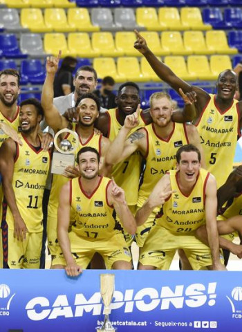 Morabanc Andorra, campeón de la Lliga (84-85)