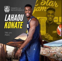 Lahaou Konate, a Iberostar Tenerife
