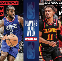 Trae Young y Kawhi Leonard, jugadores de la semana NBA
