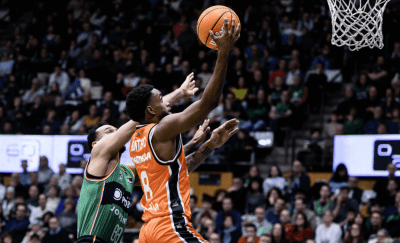 Golpe en la mesa taronja en el Olímpic al compás de Montero (89-104)