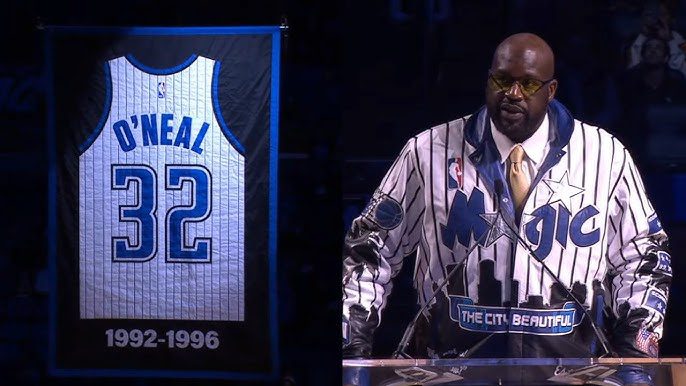 Los Orlando Magic retiran el "32" de Shaquille O`Neal