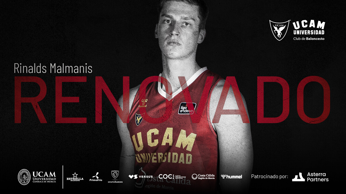 Rinalds Malmanis renueva con el UCAM Murcia