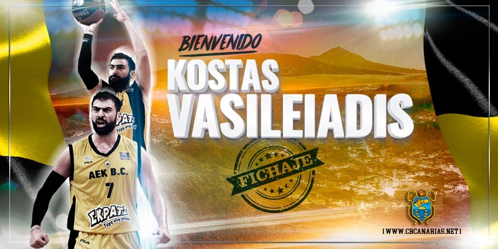 El Iberostar Tenerife ficha a Kostas Vasileiadis