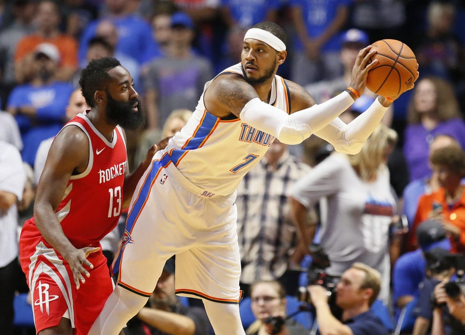 Estrenos de Paul George, Carmelo Anthony y Chris Paul