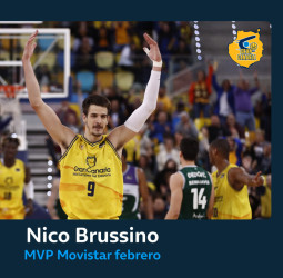 Nico Brussino, MVP Movistar de febrero