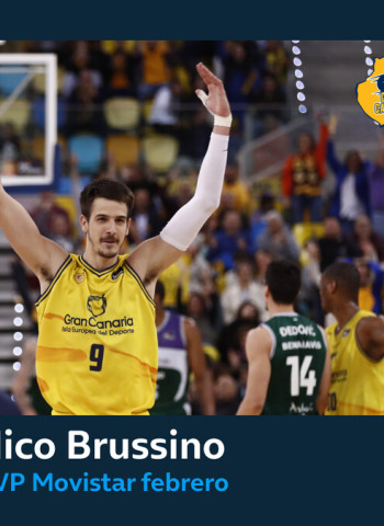 Nico Brussino, MVP Movistar de febrero