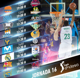Toda la información de la jornada 16 de la Liga Endesa