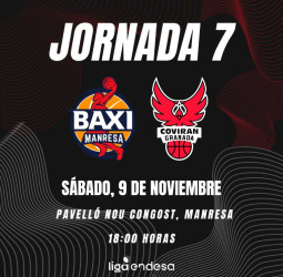 El Coviran visita al Baxi Manresa en el Nou Congost