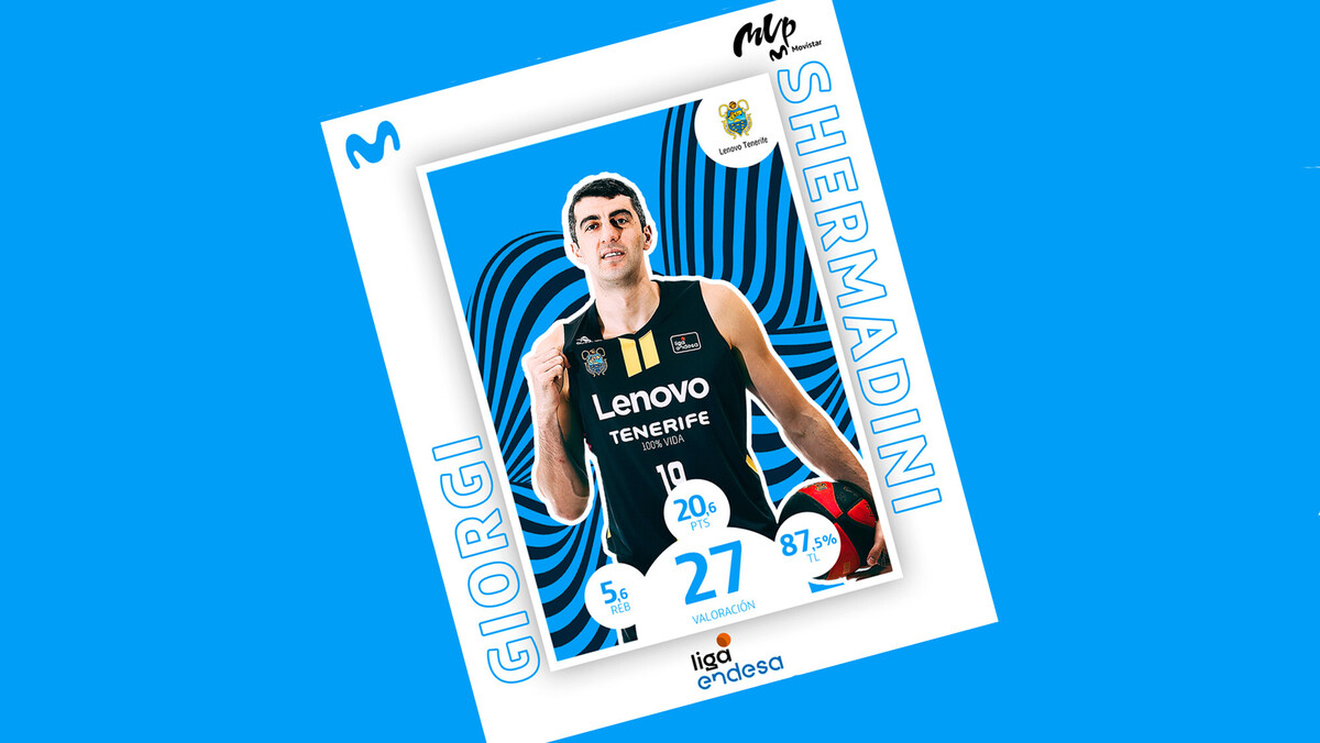 Giorgi Shermadini, MVP Movistar de enero