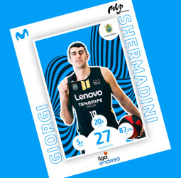 Giorgi Shermadini, MVP Movistar de enero
