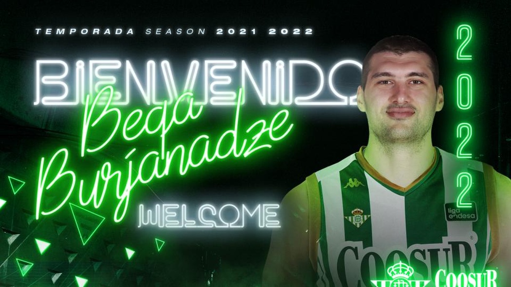 El Coosur Real Betis llega a un principio de acuerdo con el jugador Beqa Burjanadze