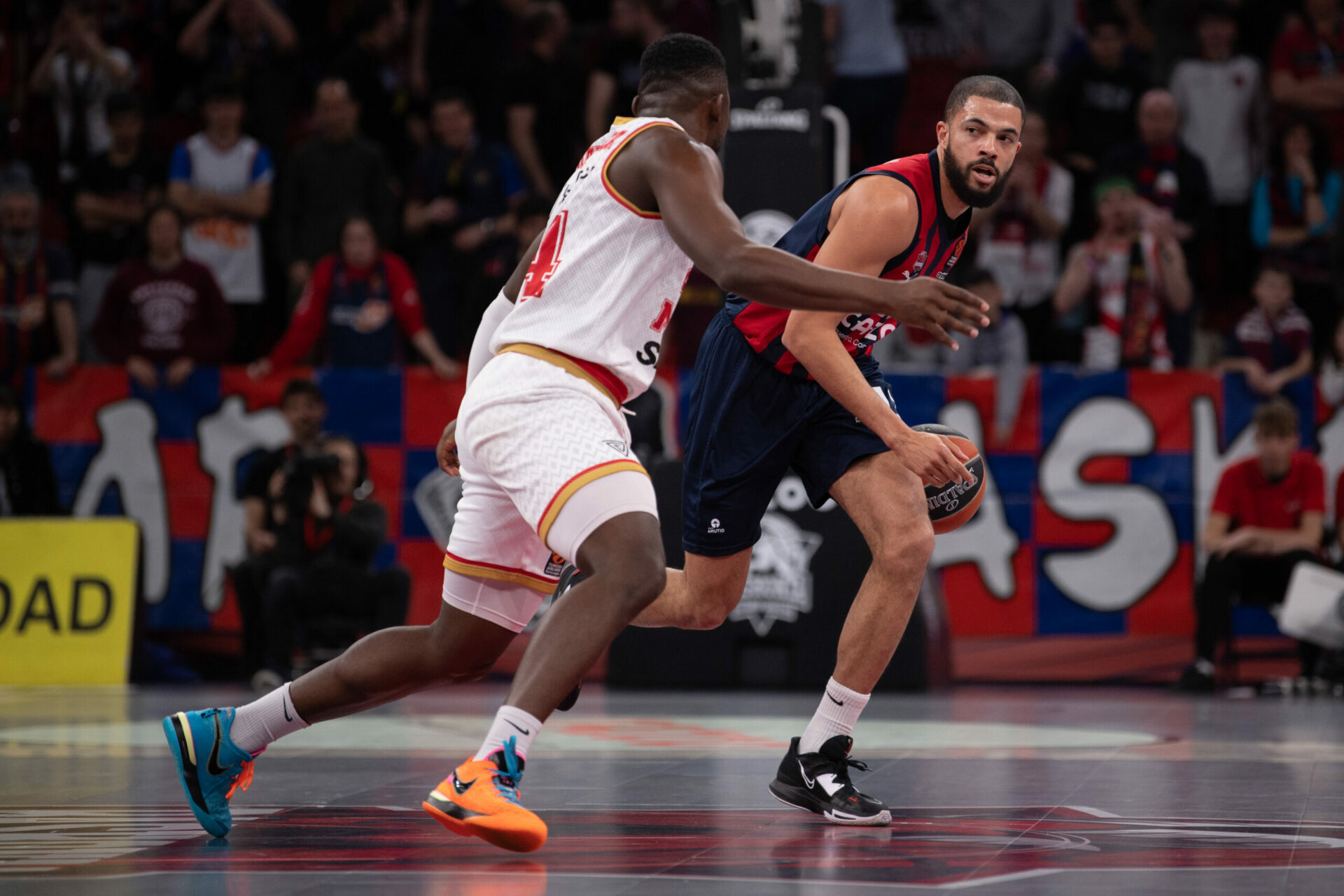 Cazoo Baskonia cae en un igualado final frente a AS Monaco, 93-102