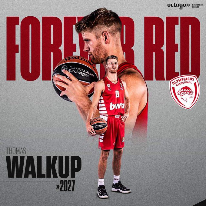 Olympiacos renueva a Thomas Walkup