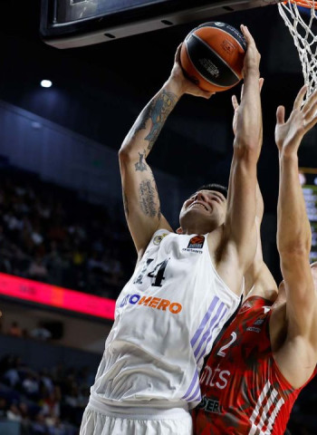 Victoria del Real Madrid ante el Estrella Roja (72-56)