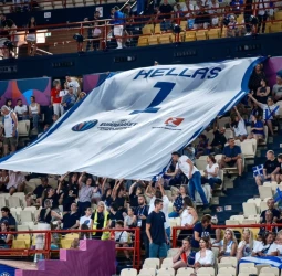 El Pireo estrena el Eurobasket 2025 por todo lo alto