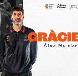 Álex Mumbrú no sigue al frente del primer equipo masculino de Valencia Basket