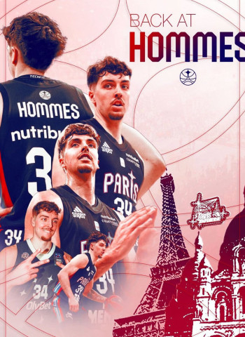 Daulton Hommes renueva con Paris Basketball pese a un año marcado por las lesiones