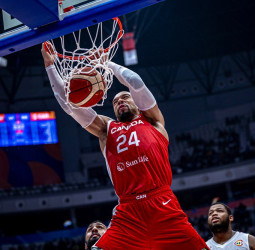 Canadá arrasa al Líbano (128-73)