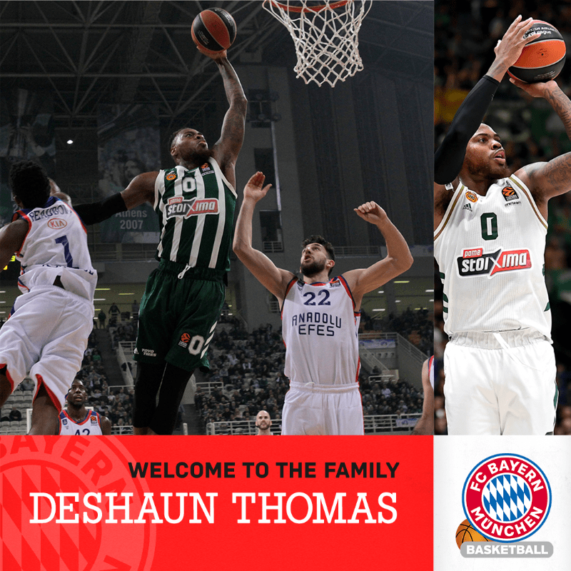 DeShaun Thomas vuelve a Europa de la mano del Bayern Múnich