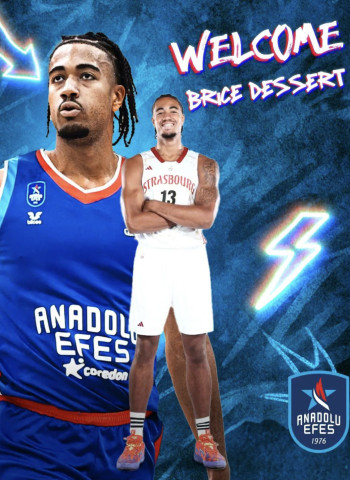 Anadolu Efes apuesta por el talento francés con el fichaje de Brice Dessert