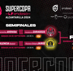 Perfumerías Avenida-Casademont Zaragoza y Valencia Basket-Hozono Global Jairis, semifinales de la Supercopa LF Endesa