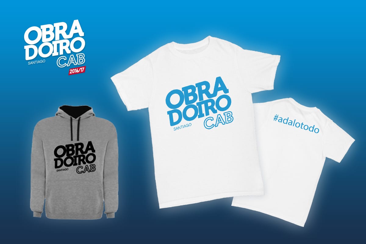 Ya a la venta las sudaderas y camisetas de #adalotodo del Rio Natura Monbus Obradoiro