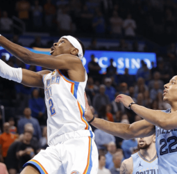 Una noche histórica para los Thunder en Memphis, 104-125