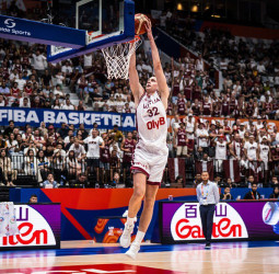 Letonia arrasa al Líbano (109-70)