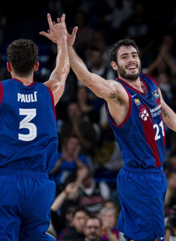 Álex Abrines, tercer máximo triplista del Barça
