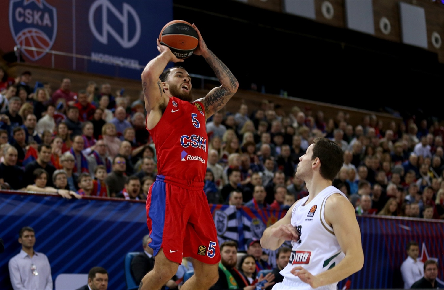 El Panathinaikos se lleva un gran partido ante el CSKA Moscú (102-106)
