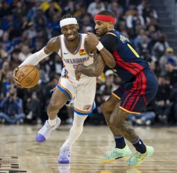 Los Thunder se aprovechan del bajón de los Warriors, 105-101