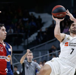 La defensa del Real Madrid supera a la del Baskonia (82-76)
