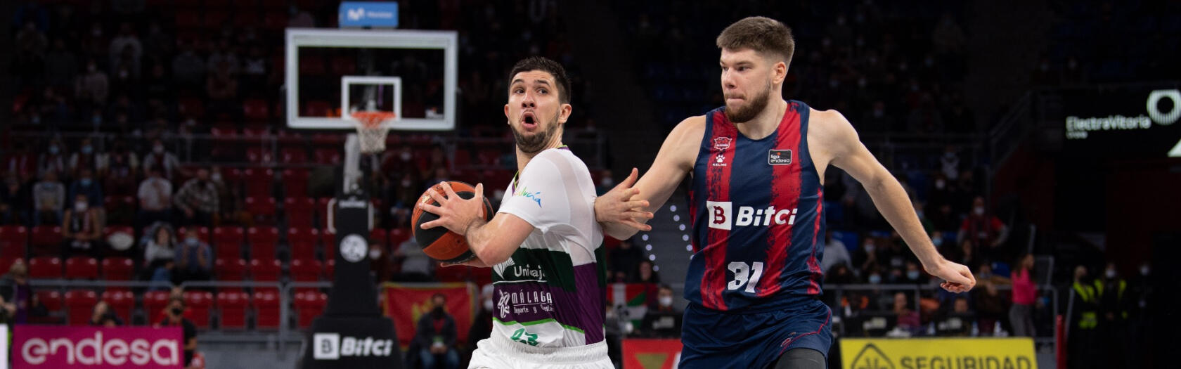Llega un clásico al Carpena, el Bitci Baskonia