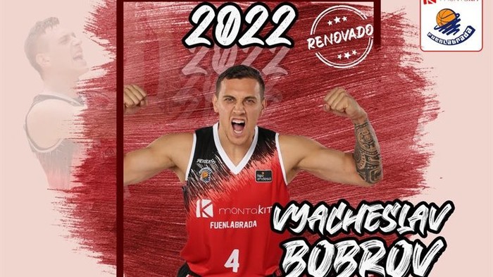 Montakit Fuenlabrada y Bobrov amplian su vinculación hasta 2022