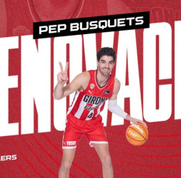 Pep Busquets renueva con el Baloncesto Girona hasta el 2028