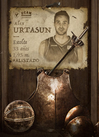 Alex Urtasun se alista en Los Tercios del UCAM Murcia
