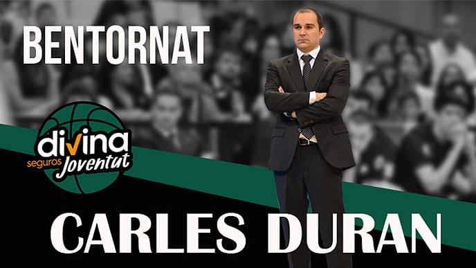 Carles Duran, nuevo entrenador del Divina Seguros Joventut