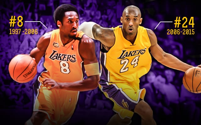 Los Lakers harán historia tras decidir retirar los dos números de Kobe Bryant