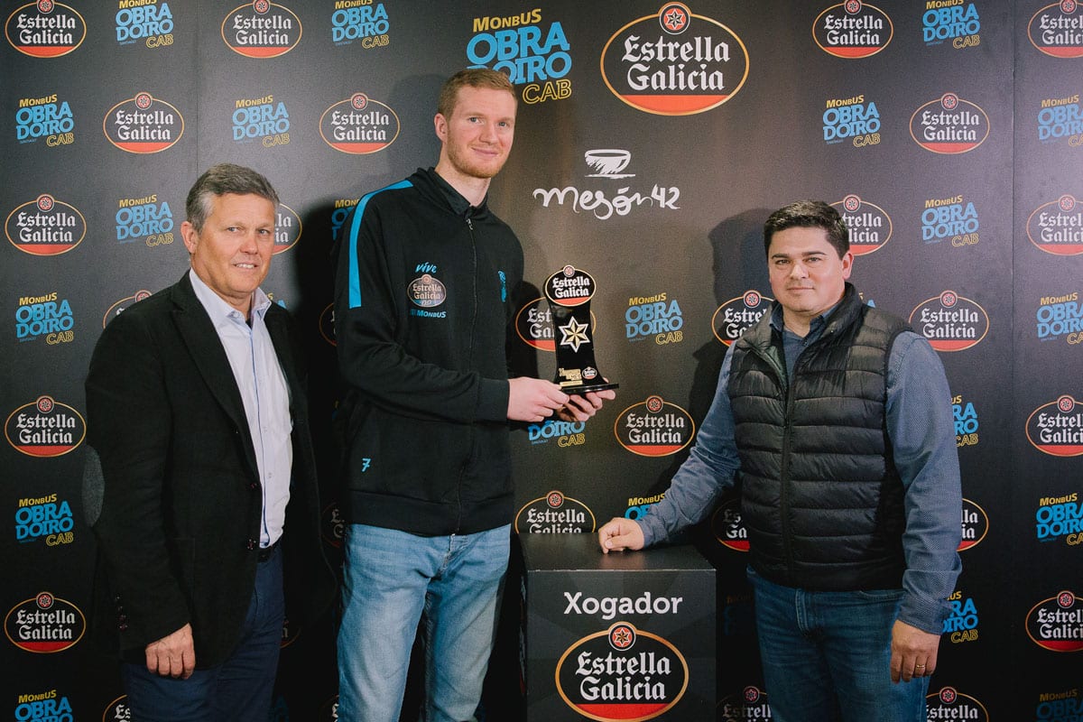 Ben Simons, elegido Jugador Estrella Galicia del mes de marzo